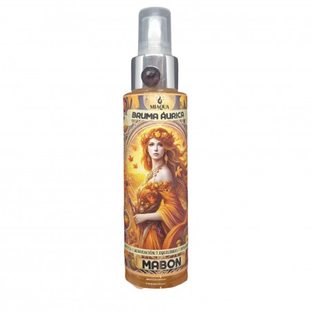 MABON BRUMA ÁURICA-CORPORAL-Gratitud, Calma, Equilibrio, Renovación.    ◇.Reflexión, Abundancia, Transformación.150ml