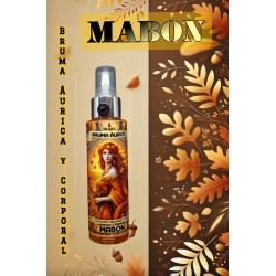 MABON BRUMA ÁURICA-CORPORAL-Gratitud, Calma, Equilibrio, Renovación.    ◇.Reflexión, Abundancia, Transformación.150ml