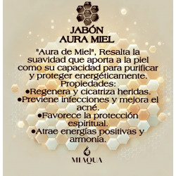 JABÓN *AURA MIEL* Miel y Propóleo- Miaqua Parfums