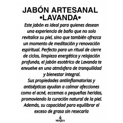JABÓN LAVENDER HARMONY - Jabón artesanal de lavanda.