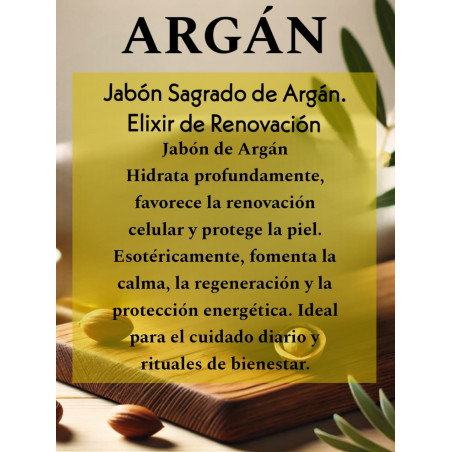 JABÓN SAGRADO ARGÁN* Elixir de Renovación