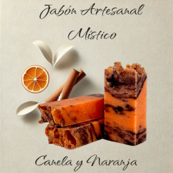 JABÓN MÍSTICO CANELA & NARANJA*-Prosperidad*Atracción*Vitalidad