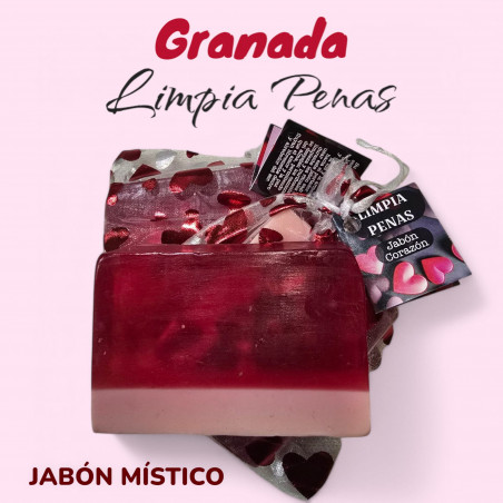 JABÓN GRANADA *Limpia Penas* Renovación,Amor  y Protección