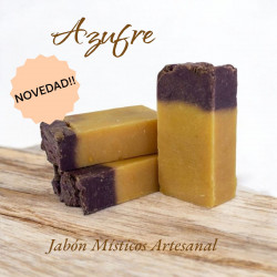 AZUFRE JABÓN MÍSTICO ARTESANAL *Purifica *Antibacteriano*Antiséptico*Antiinflamatorio