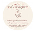 JABÓN ARTESANAL ROSA  MOSQUETA