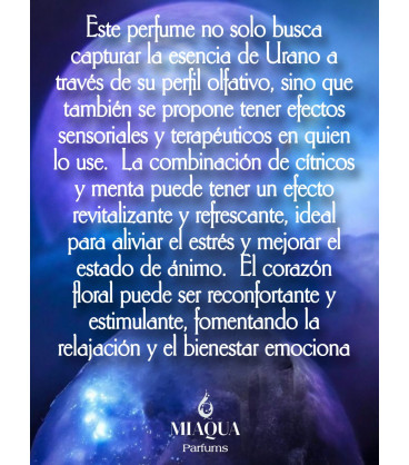 LA ESENCIA DE URANO. Eau de Parfum.