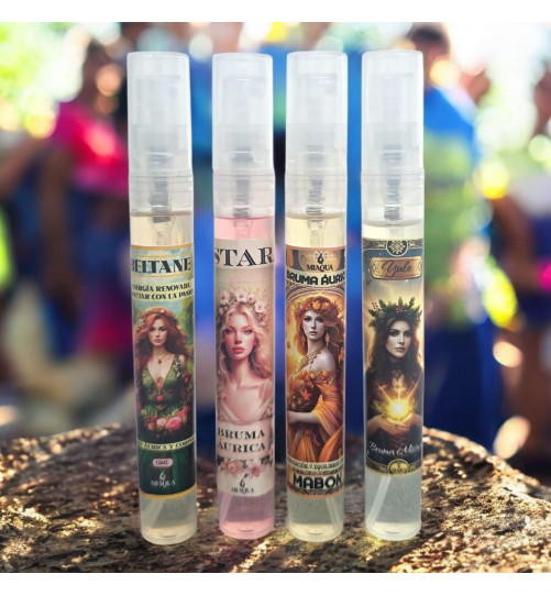 PACkK BRUMAS SOLSTICIOS Y EQUINOCCIOS PERFUMEROS BOLSO DE 8ML.