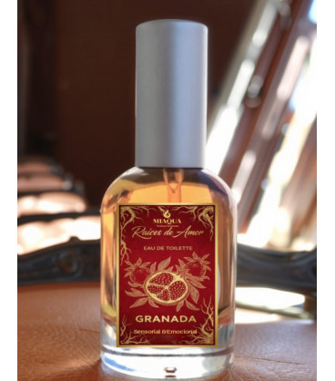Eau de Toilette GRANADA Raices de Amor 50ml - Perfume Espiritual con Simbolismo de Unidad Familiar y Fertilidad