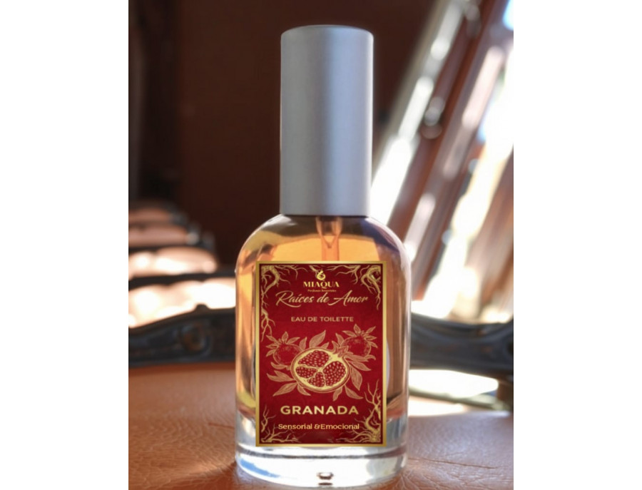 Eau de Toilette GRANADA Raices de Amor 50ml - Perfume Espiritual con Simbolismo de Unidad Familiar y Fertilidad Eau de Toilette GRANADA Raices de Amor 50ml - Perfume Espiritual con Simbolismo de Unidad Familiar y Fertilidad