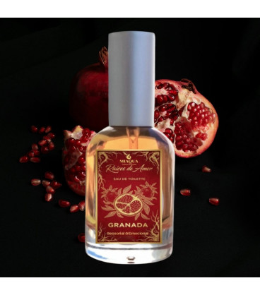 Eau de Toilette GRANADA Raices de Amor 50ml - Perfume Espiritual con Simbolismo de Unidad Familiar y Fertilidad