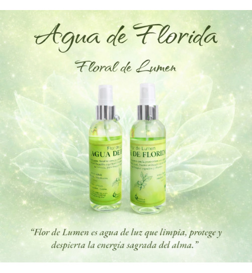 AGUA DE FLORIDA Flor de Lumen Protección Energética -Purificación Espiritual