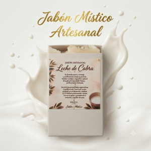 JABÓN LECHE DE CABRA~Artesano~Hidratación profunda.