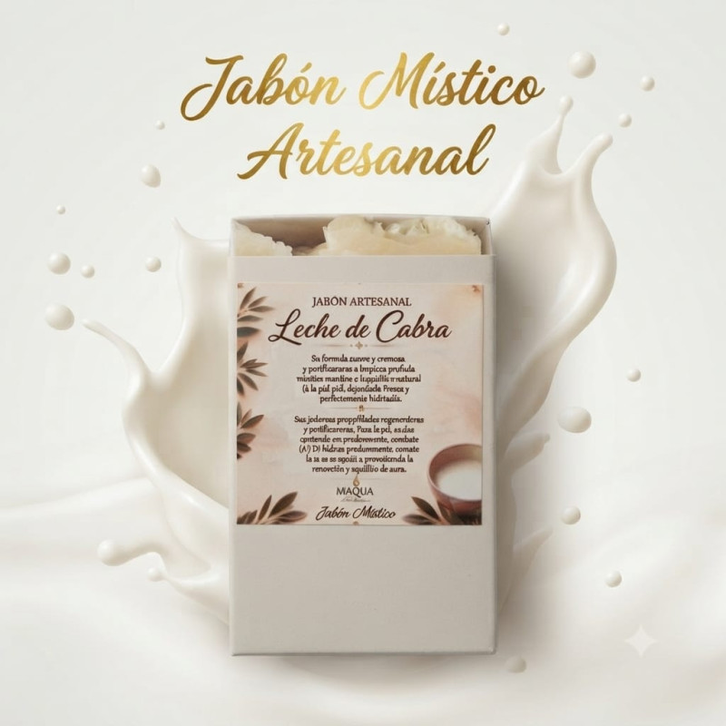 JABÓN LECHE DE CABRA~Artesano~Hidratación profunda.