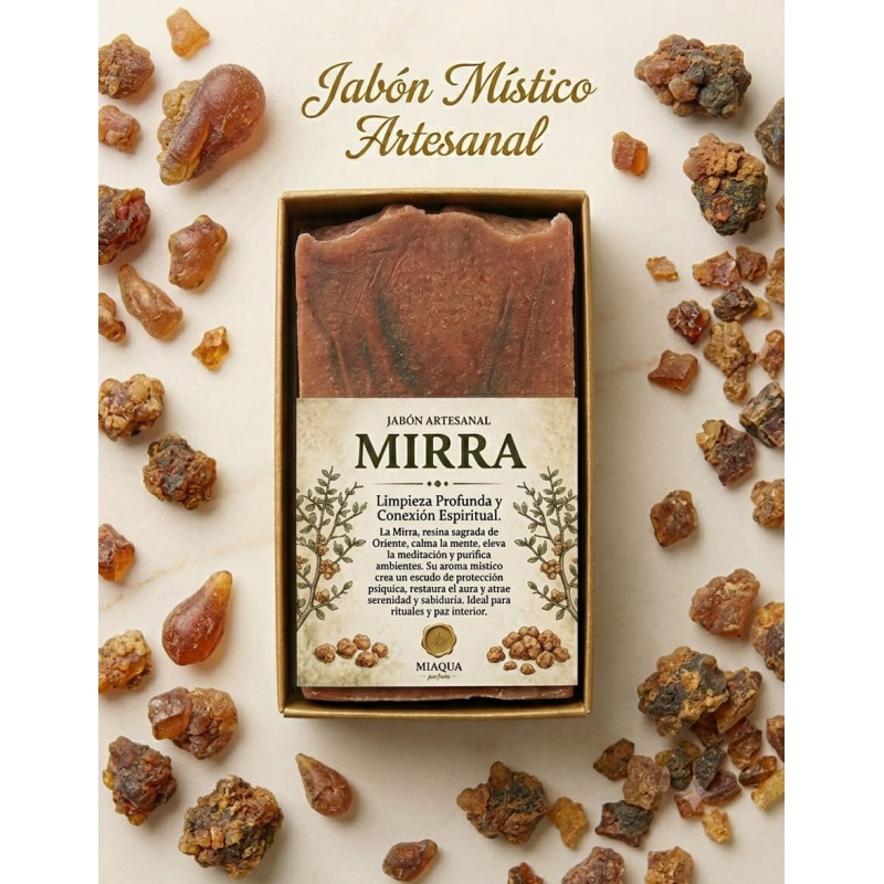 JABÓN MÍSTICO MIRRA *Protección* Purificación*Limpieza energética.