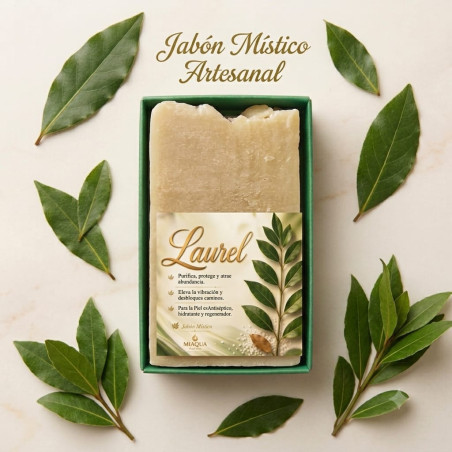 JABÓN MÍSTICO LAUREL-*Purifica*Protege*Regenera la piel