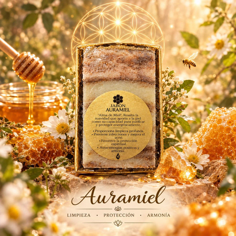 JABÓN *AURA MIEL* Miel y Propóleo- Miaqua Parfums