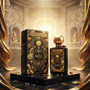 Oro y Miel | Perfume de la Abundancia con Ámbar y Numerología 8